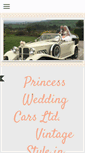 Mobile Screenshot of princessweddingcars.com